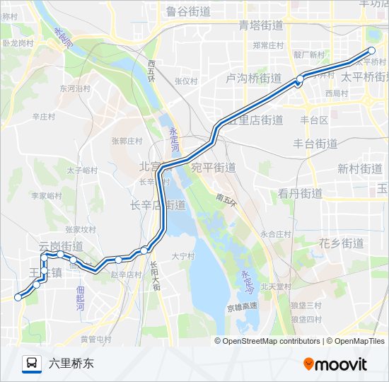 321 bus Line Map