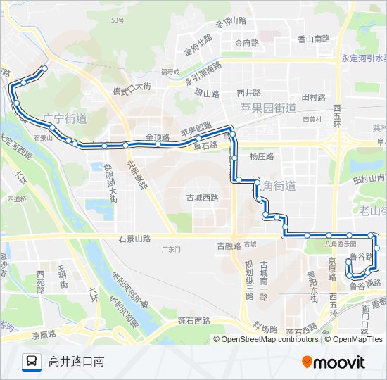 公交325路的线路图