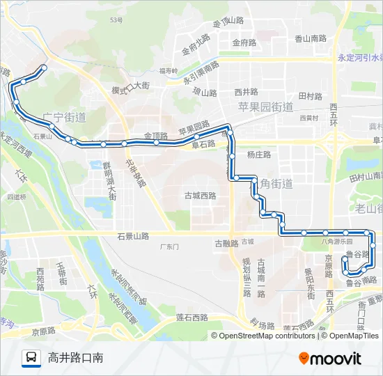 325 Bus Line Map
