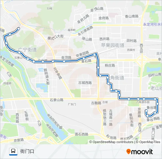 325 Bus Line Map