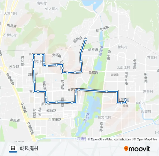 326 Bus Line Map