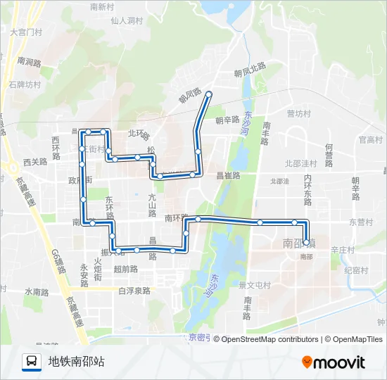 326 Bus Line Map