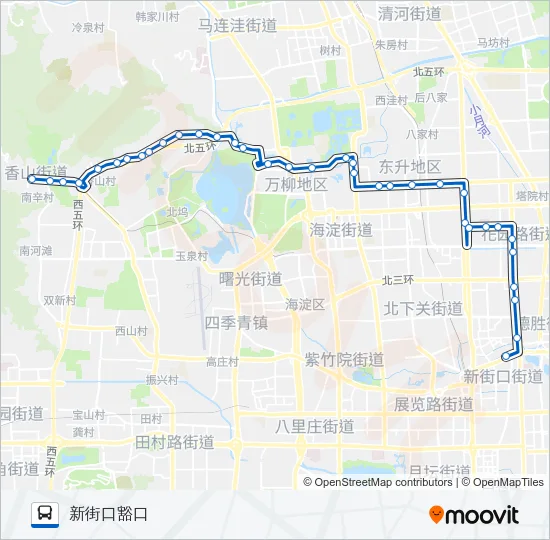 331 Bus Line Map