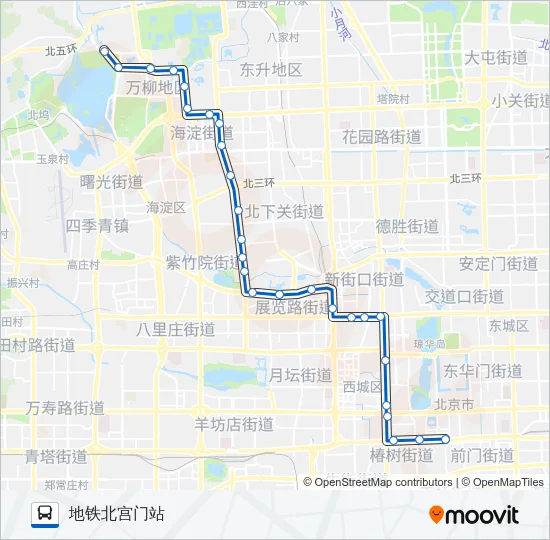 332 Bus Line Map