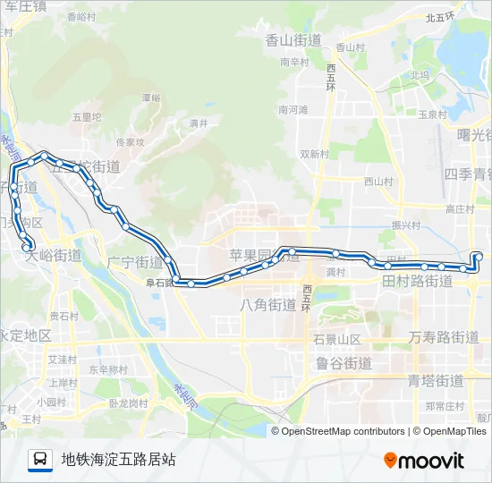 336 Bus Line Map