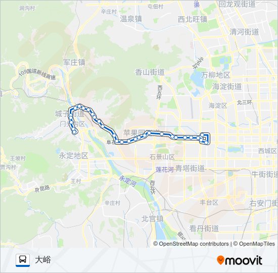 336 bus Line Map