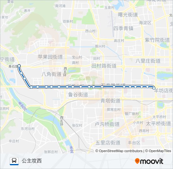 337 bus Line Map