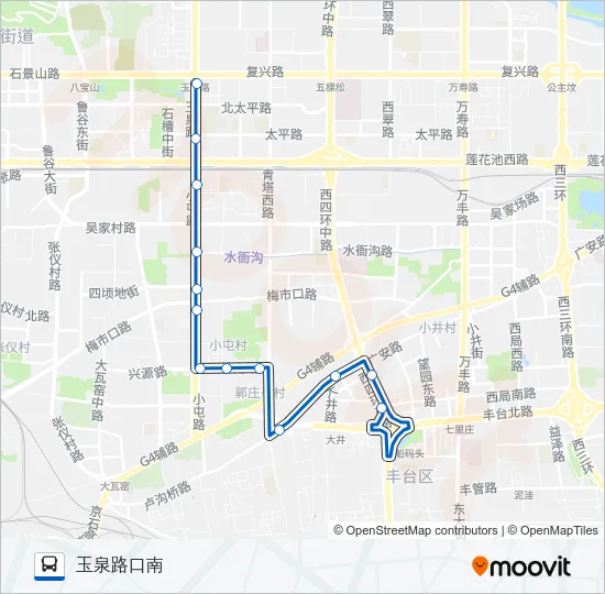 338 Bus Line Map