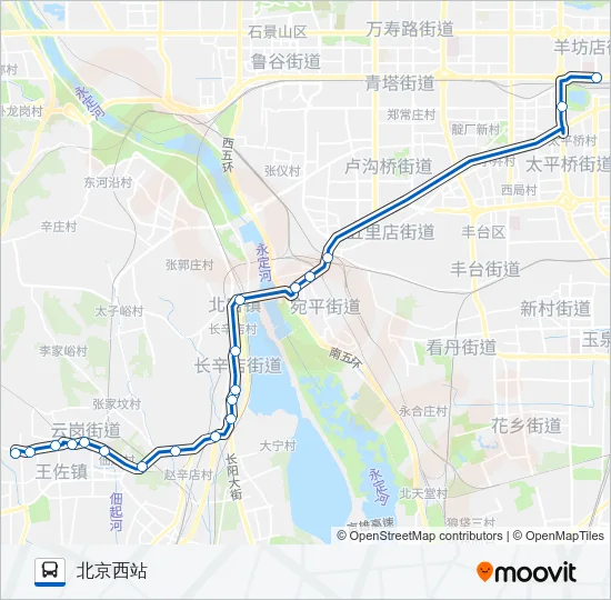 339 Bus Line Map