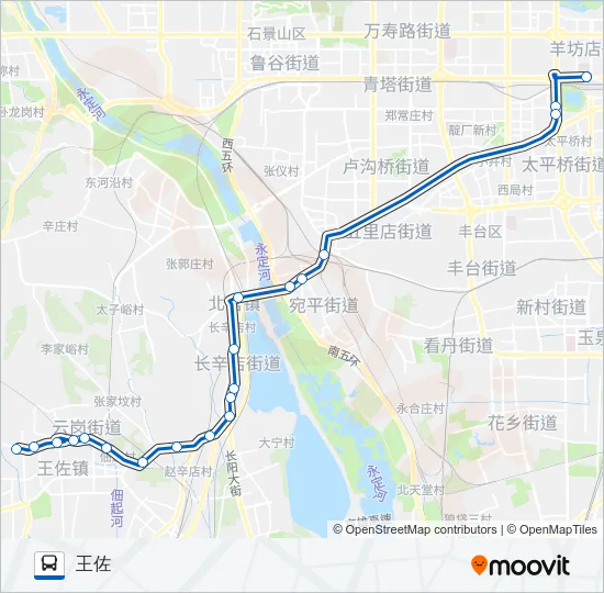 339 Bus Line Map