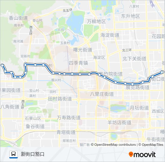 公交347路的线路图