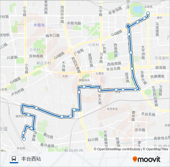 349 Bus Line Map