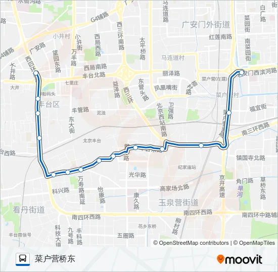 351 Bus Line Map