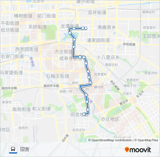 352 Bus Line Map