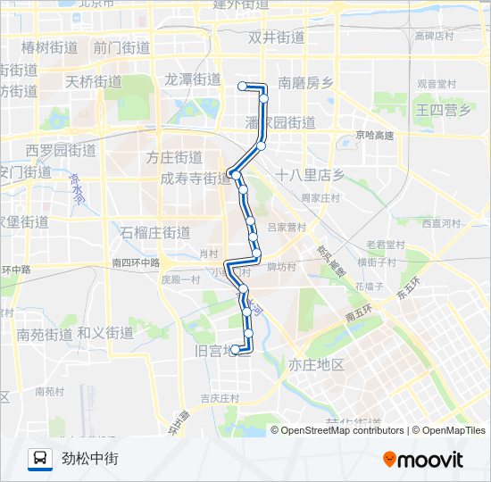 公交352路的线路图