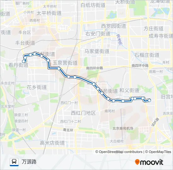 353 Bus Line Map