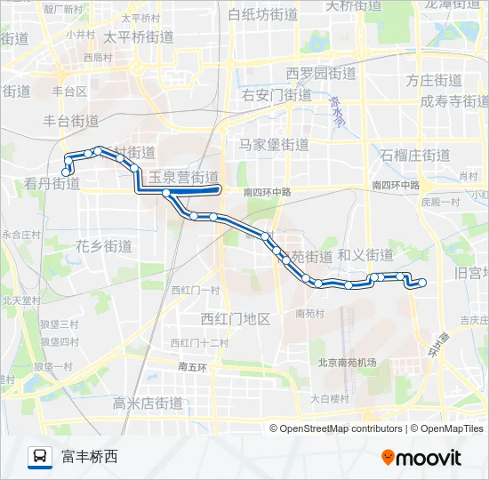 353 Bus Line Map