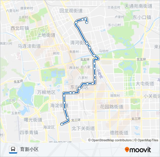 公交355路的线路图