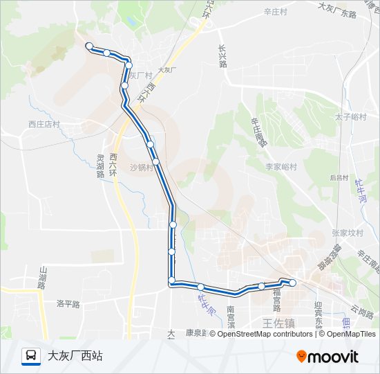 公交356路的线路图