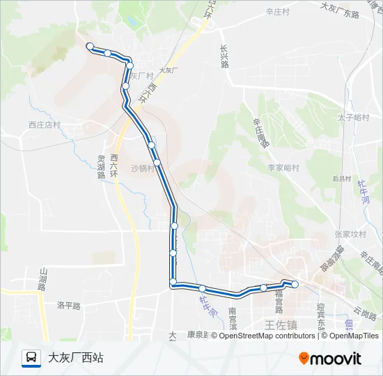 356 Bus Line Map