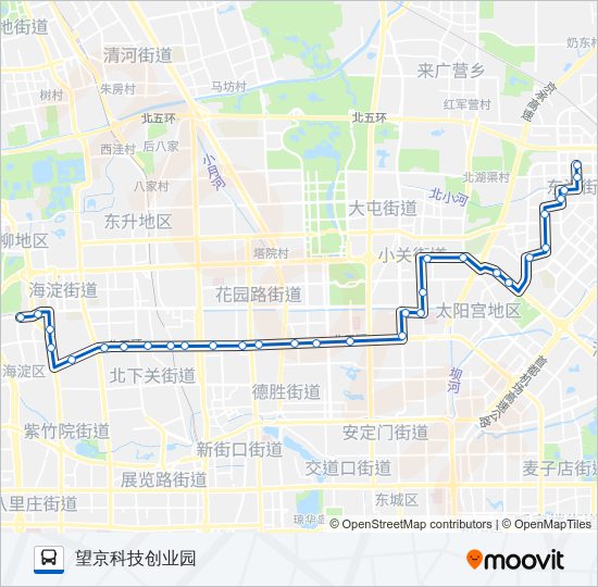 361 bus Line Map