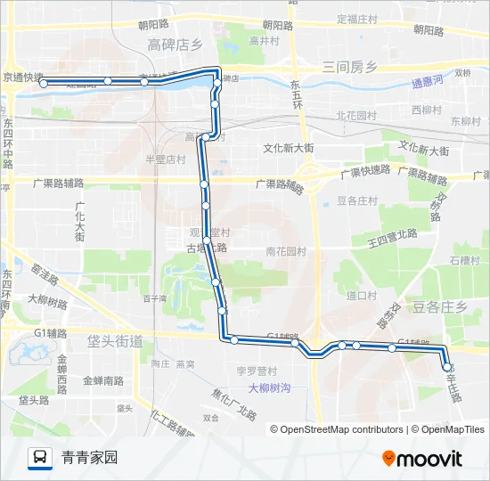 公交363路的线路图