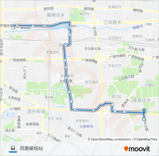 363 Bus Line Map