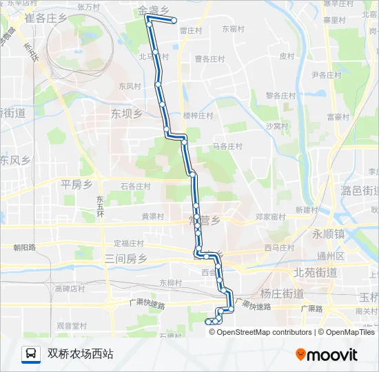 364 Bus Line Map