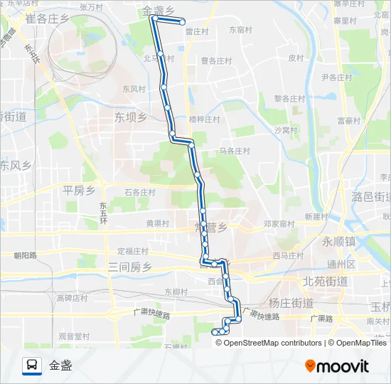 364 Bus Line Map