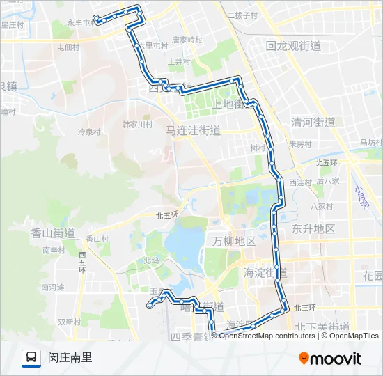 365 Bus Line Map