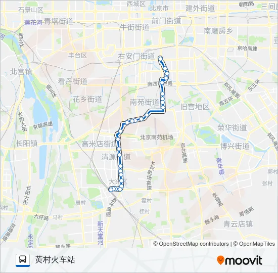 366 Bus Line Map