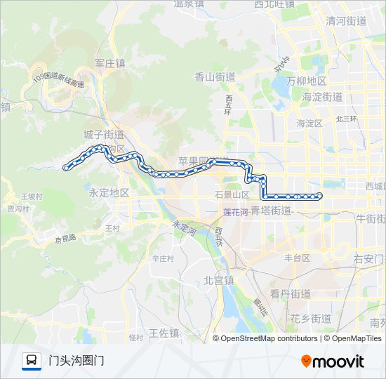 公交370路的线路图