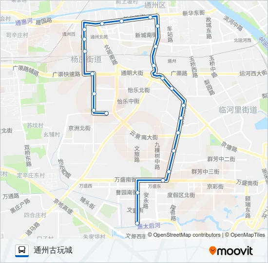 372 Bus Line Map