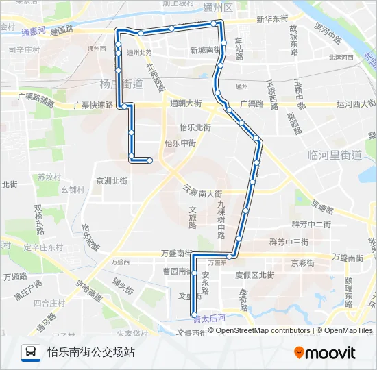 372 Bus Line Map