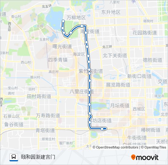 公交374路的线路图