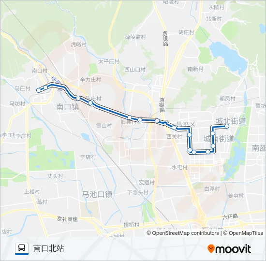 376 Bus Line Map