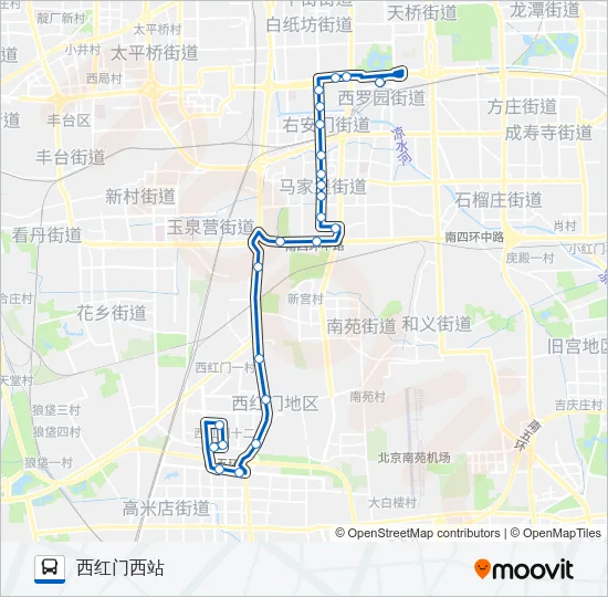 377 Bus Line Map