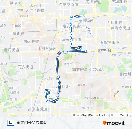 377 Bus Line Map
