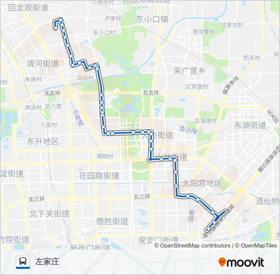 379 Bus Line Map
