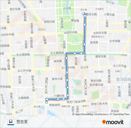 公交380路的线路图