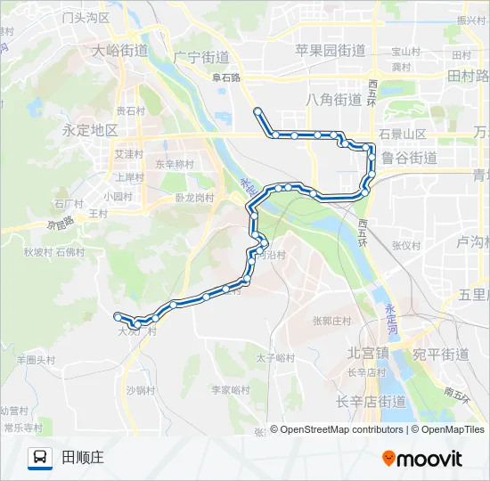 385 Bus Line Map