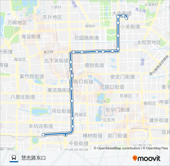 387 Bus Line Map