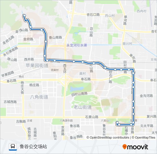 公交389路的线路图