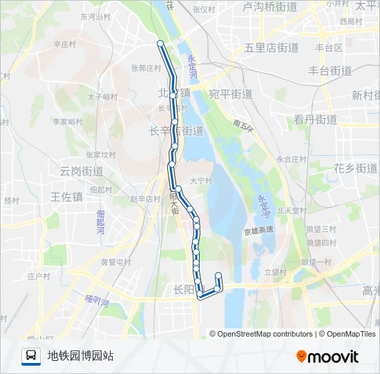 391 Bus Line Map