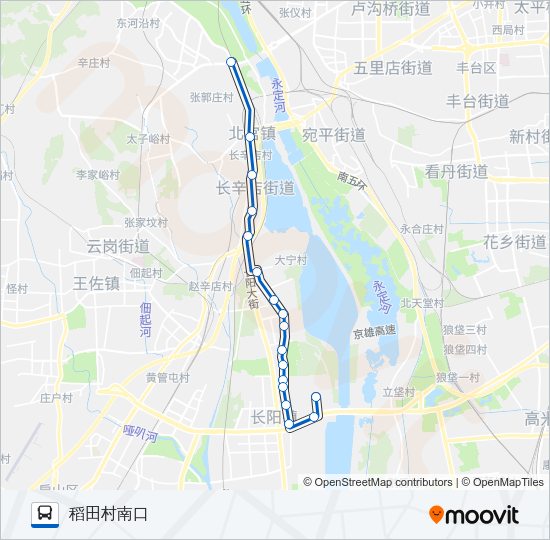 公交391路的线路图