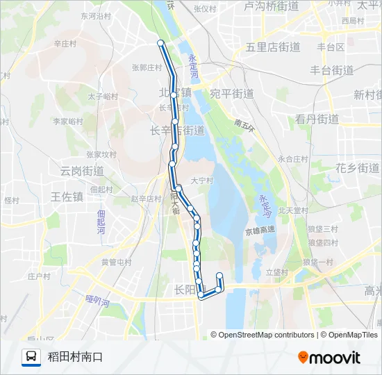 391 Bus Line Map