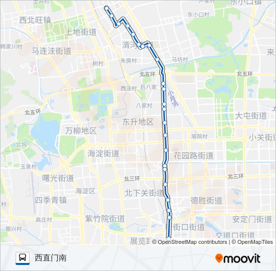 公交392路的线路图