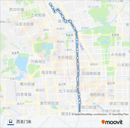 392 Bus Line Map