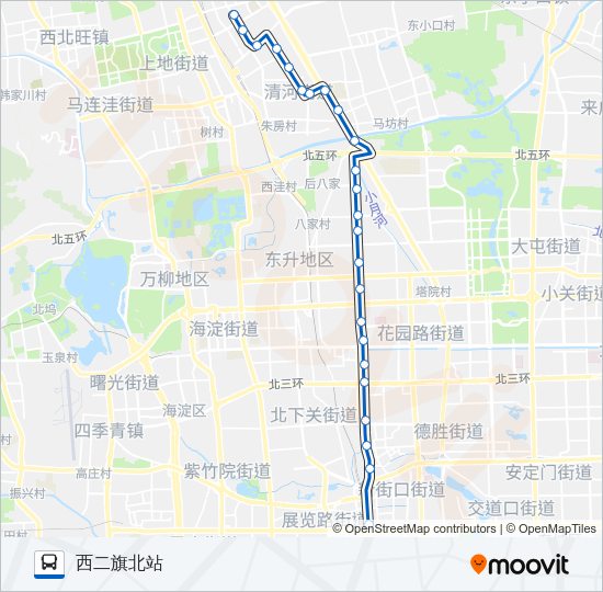 公交392路的线路图