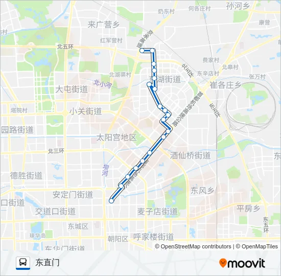 404 Bus Line Map